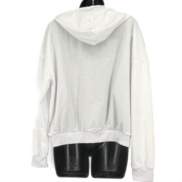Shein Hoodie Tee in White Size XL - Picture 4 of 7